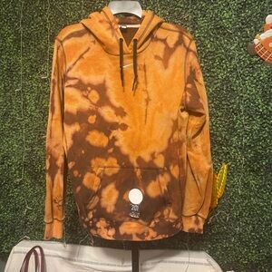 Vtg Nike Center Swoosh Hoodie Sweatshirt Mens Large